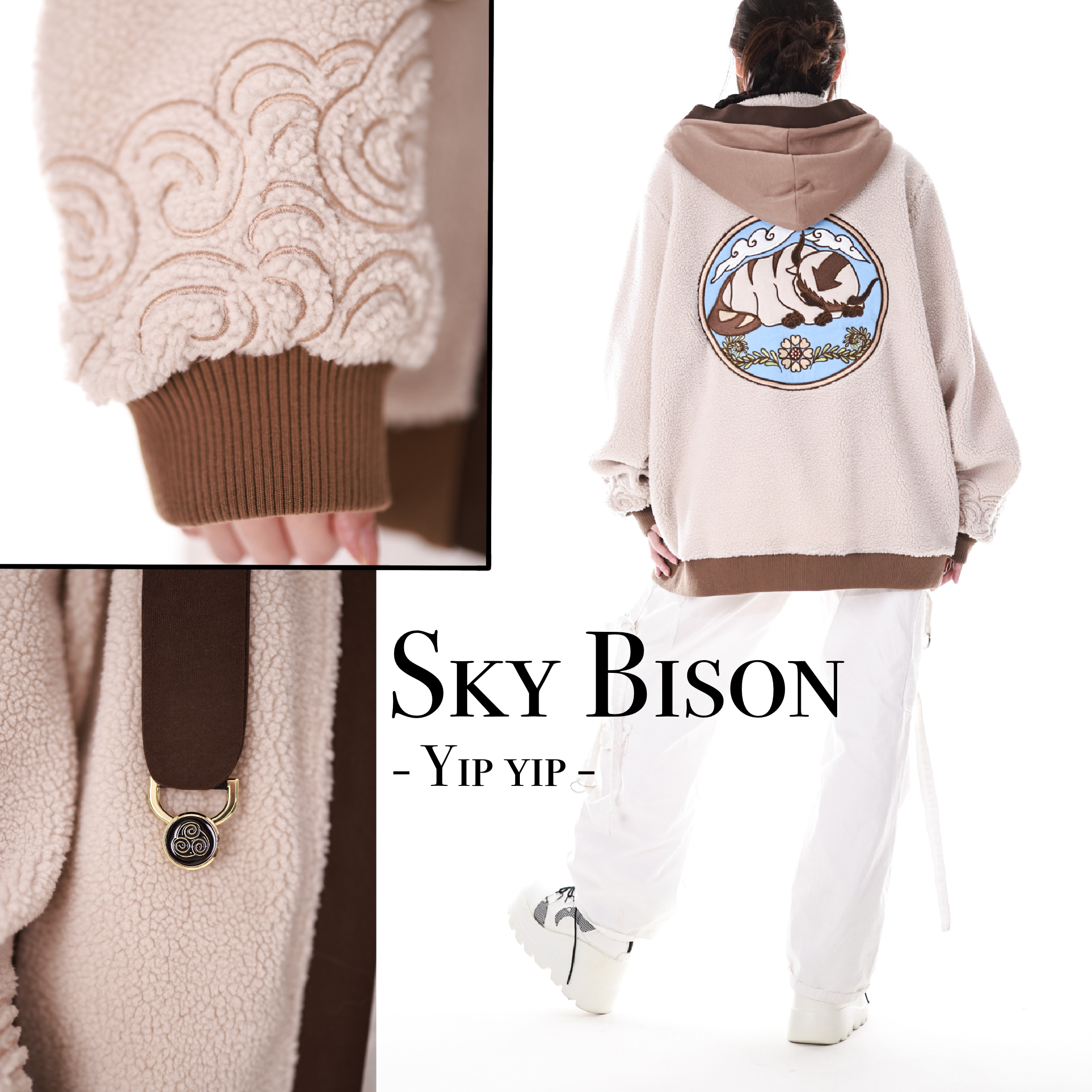 The Bison Zipper Hoodie Preorder