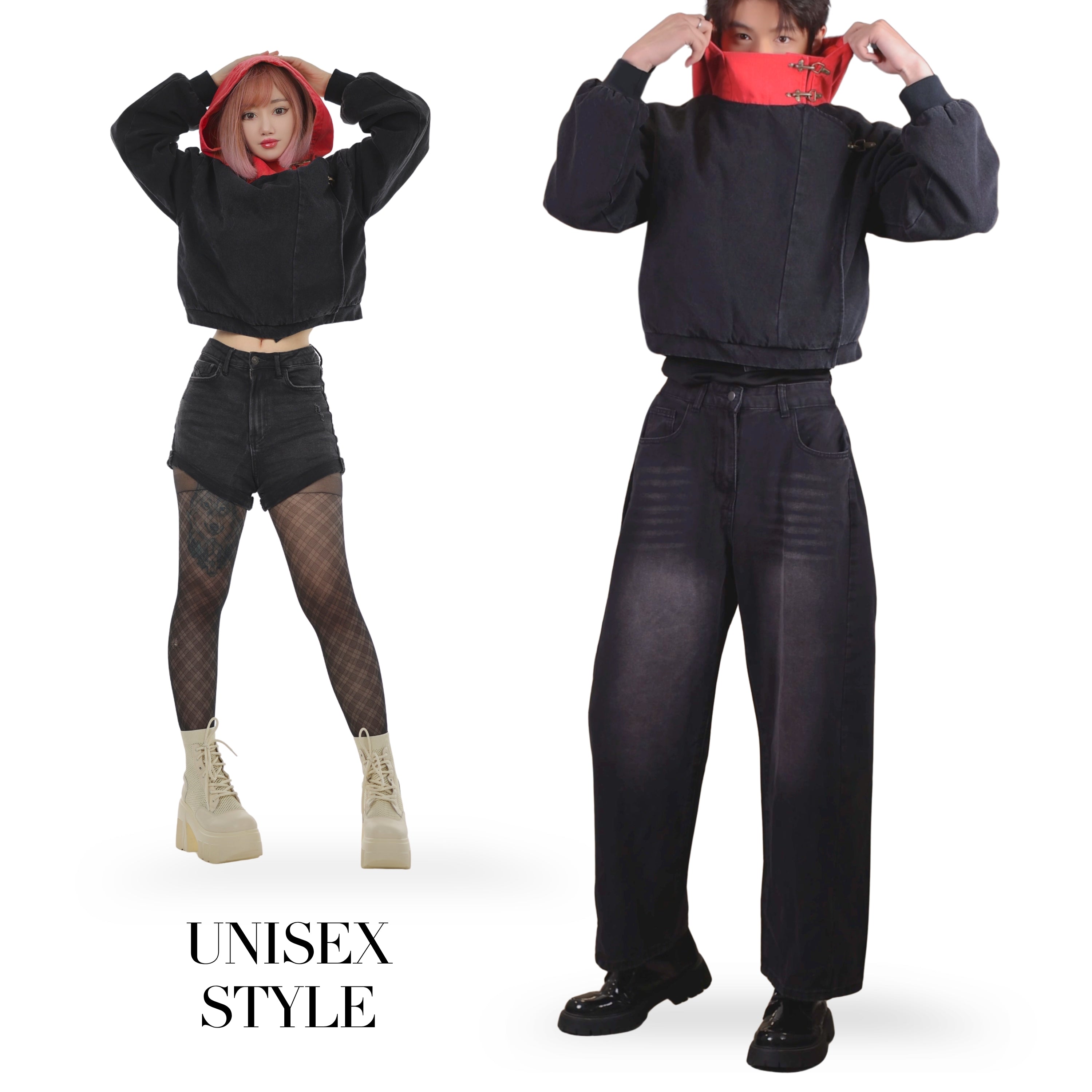 【UNITED TOKYO】 cropped jacket Cropped Tokyo High Clasp Jacket - Get up to $35 off during the