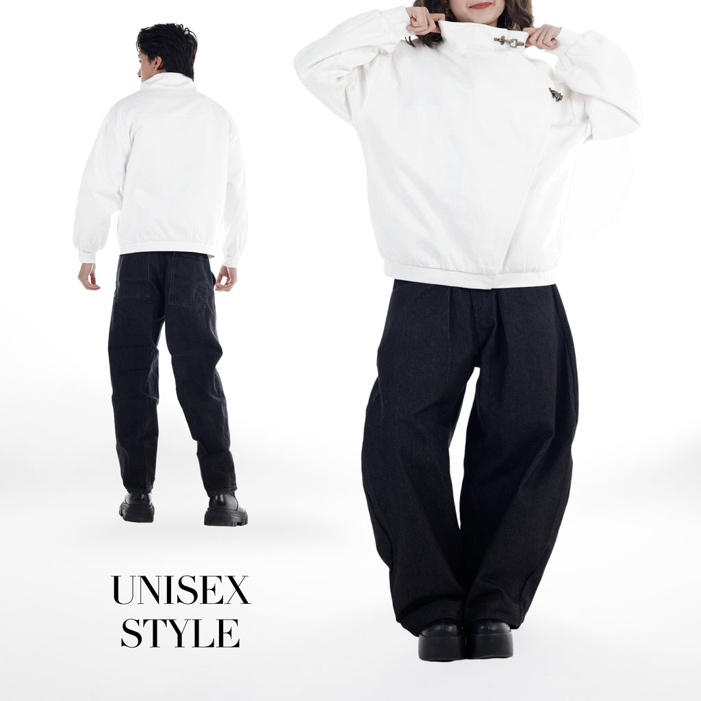 White Tokyo High Clasp Jacket Preorder