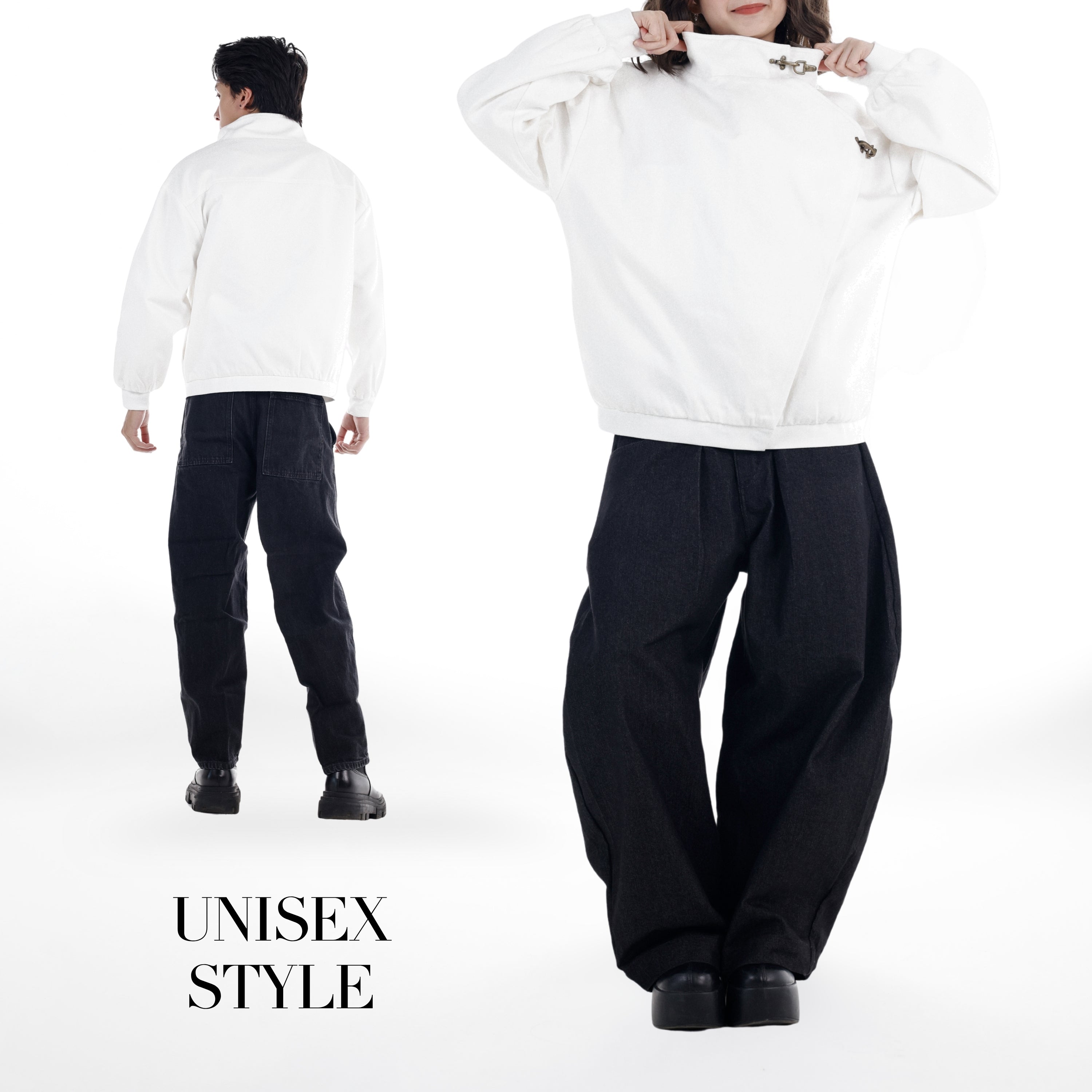 White Tokyo High Clasp Jacket Preorder