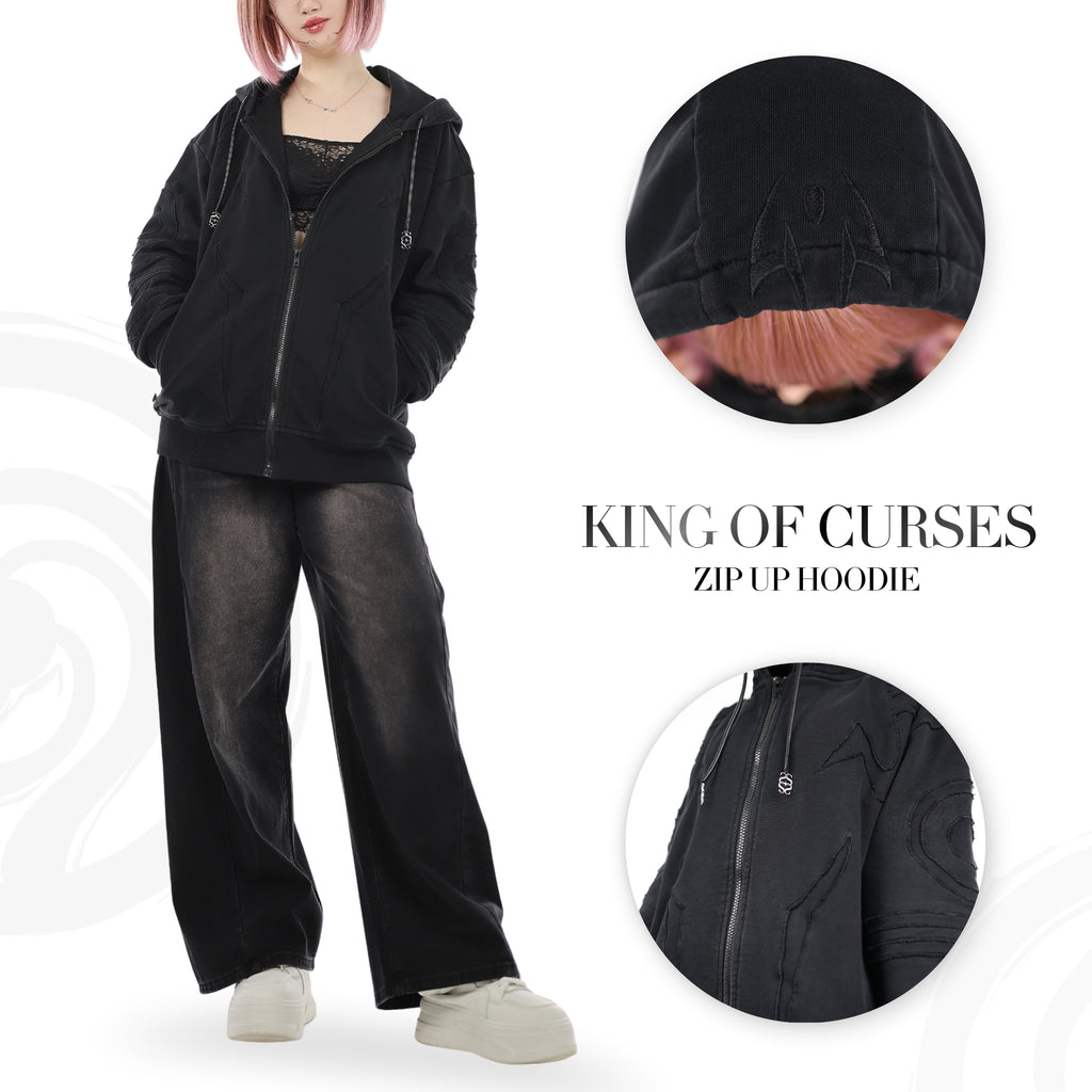 King of Curses Zip Up Hoodie Preorder