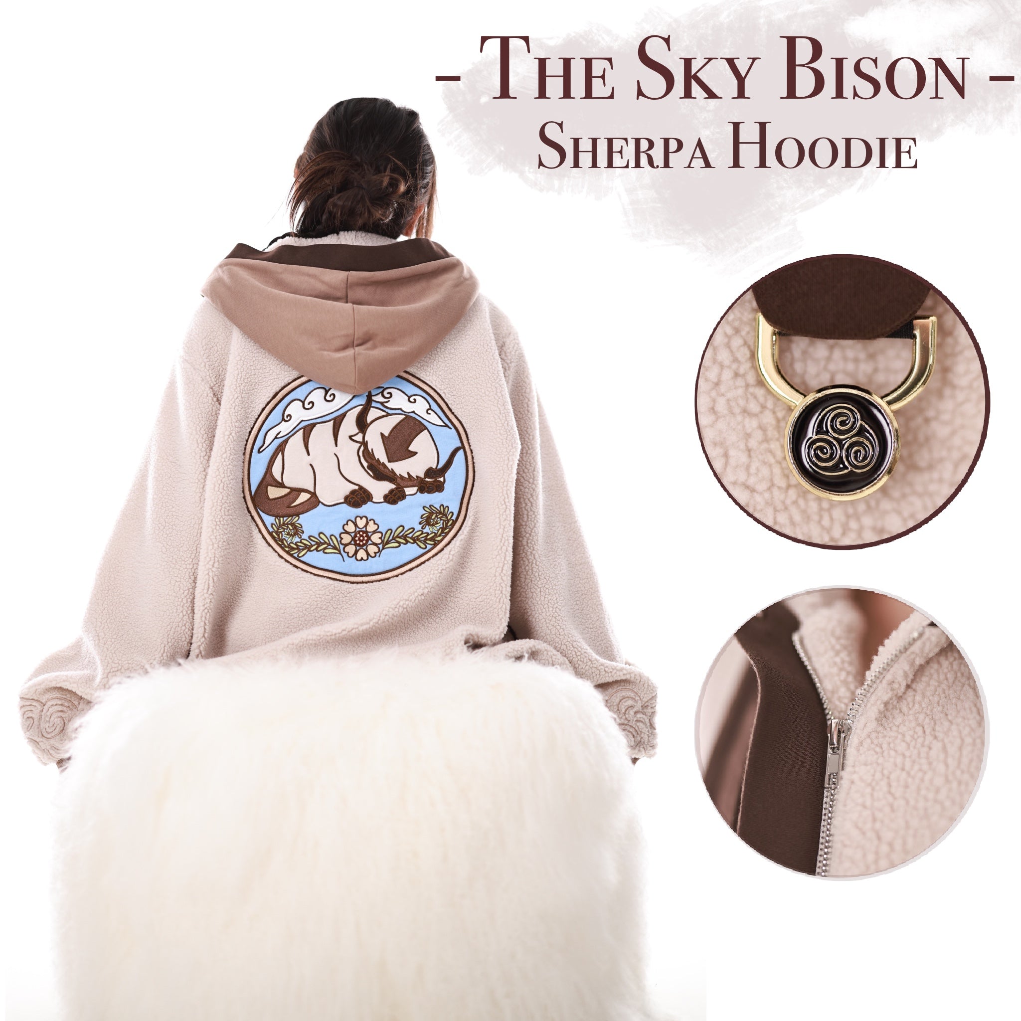 The Bison Zipper Hoodie Preorder