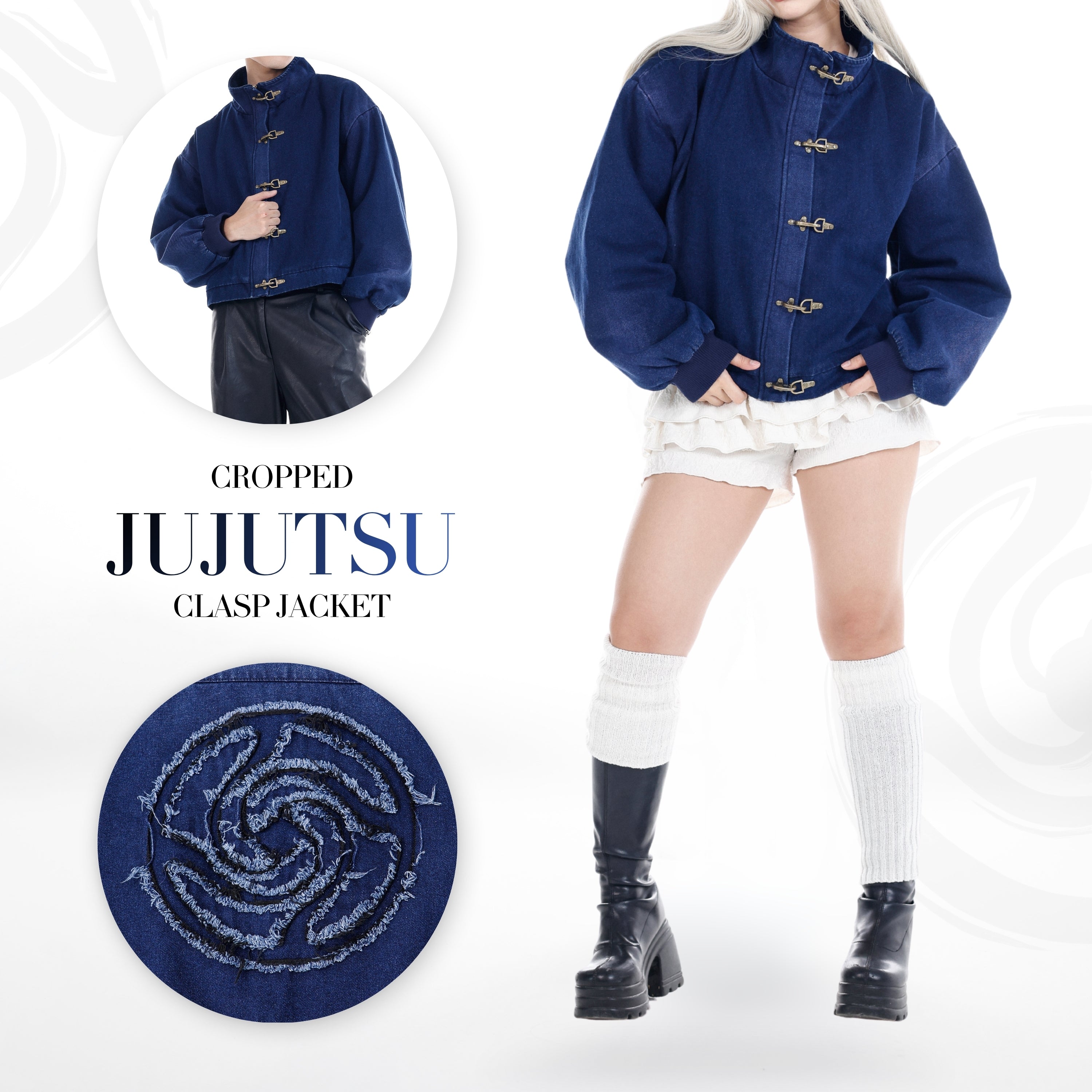 Cropped Jujutsu Clasp Jacket Preorder