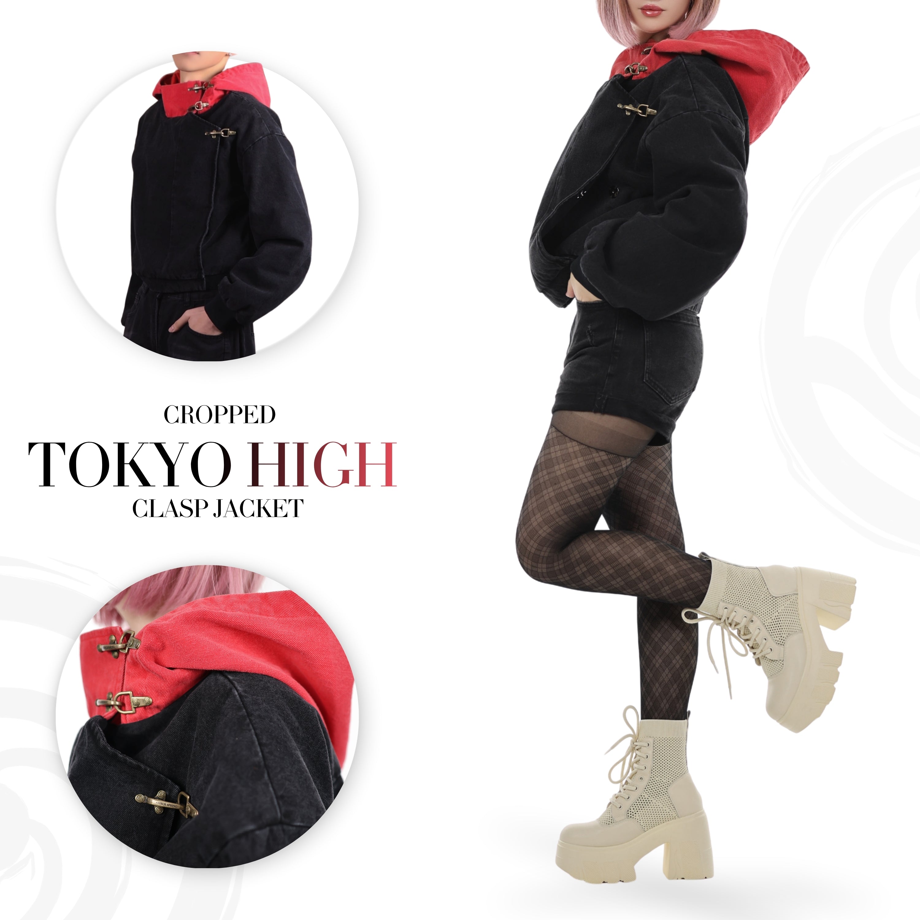 Cropped Tokyo High Clasp Jacket Preorder