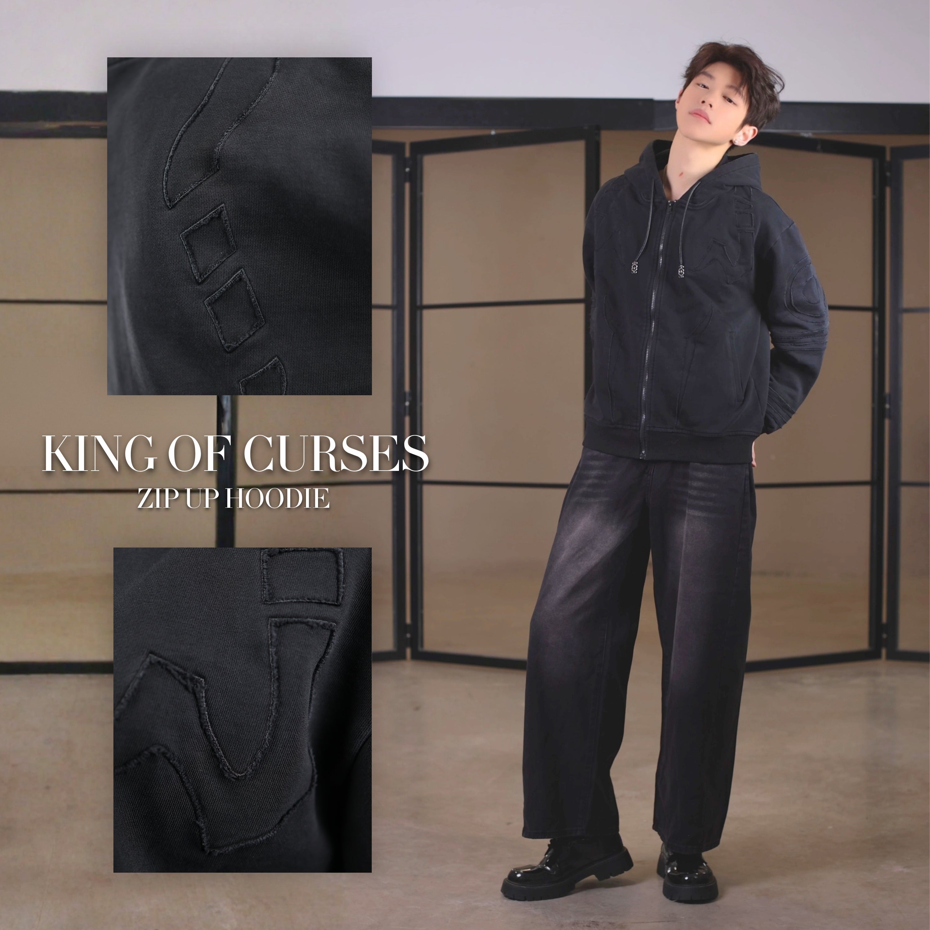 King of Curses Zip Up Hoodie Preorder