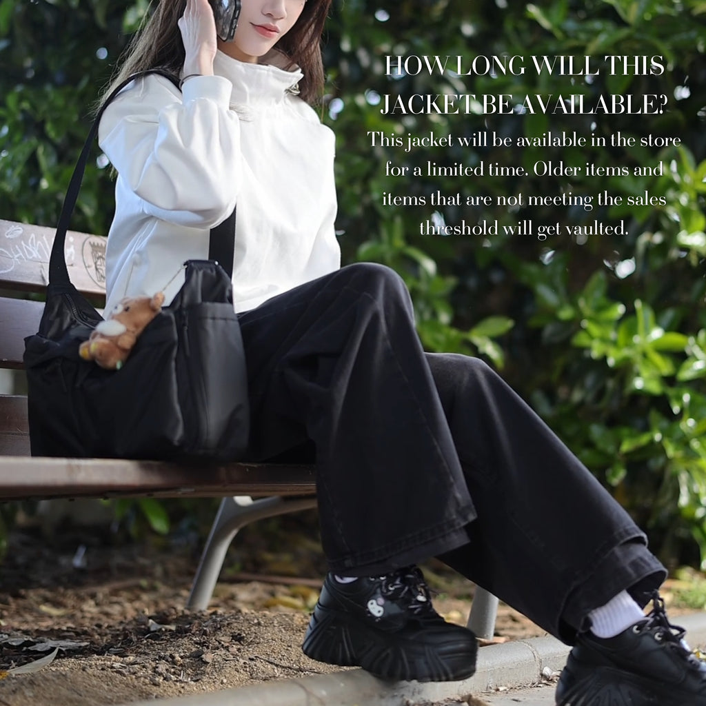White Tokyo High Clasp Jacket Preorder