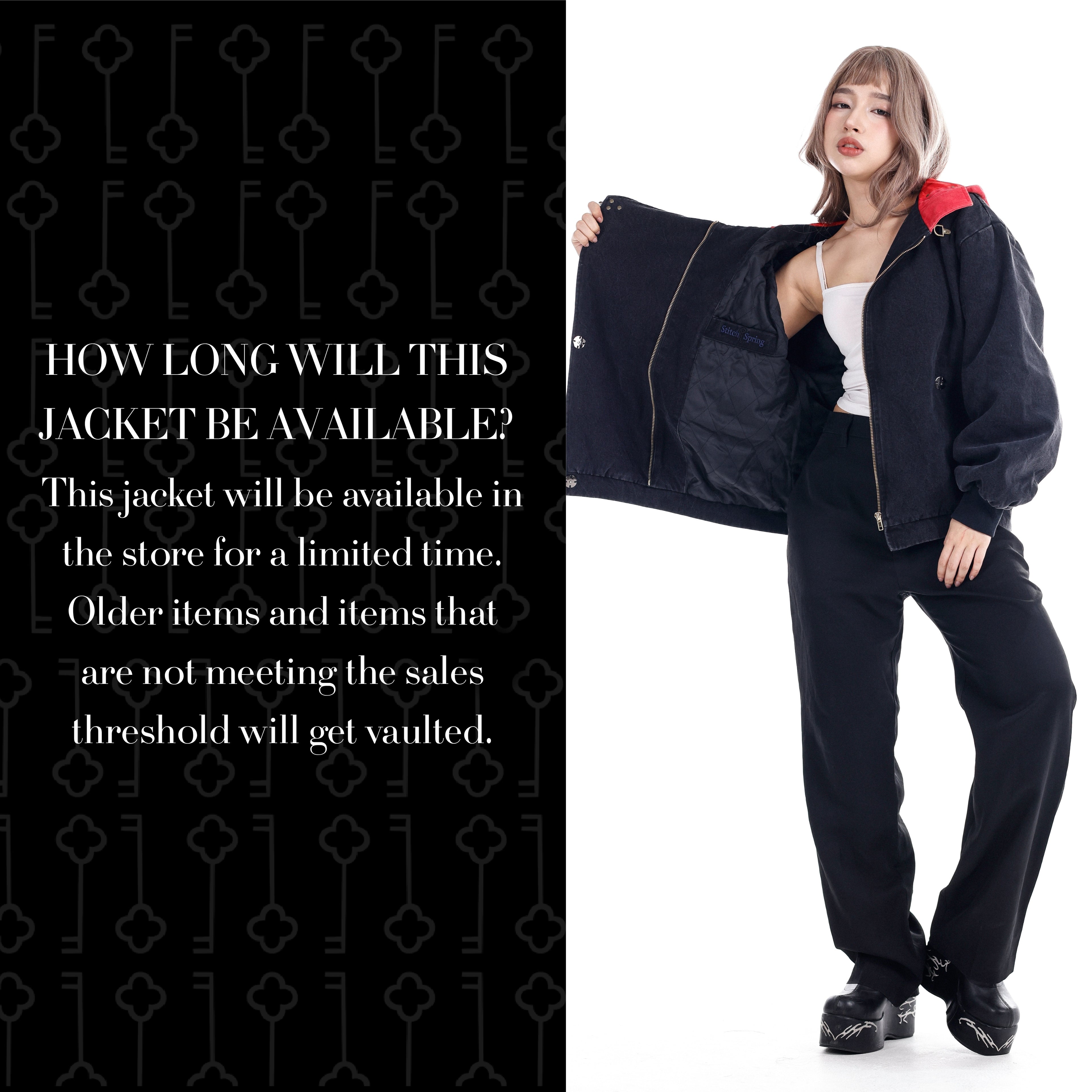 Full Length Tokyo High Clasp Jacket Preorder