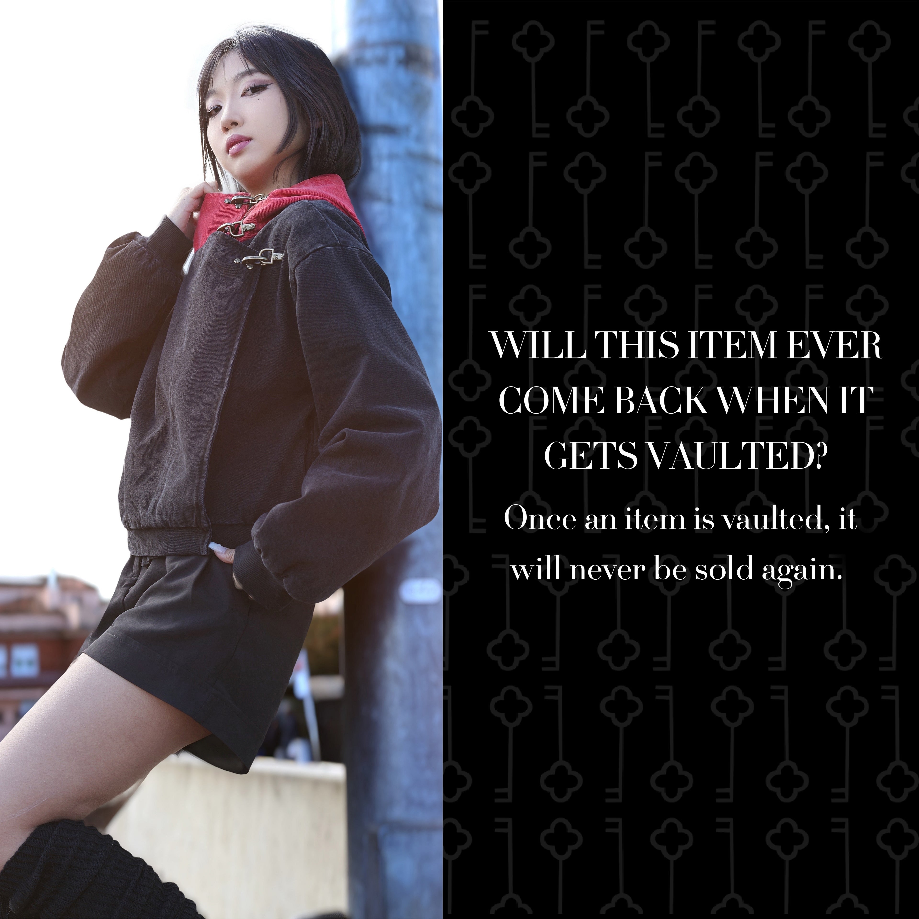 Cropped Tokyo High Clasp Jacket Preorder